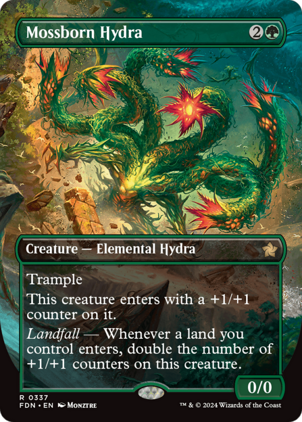 Mossborn Hydra (Borderless)