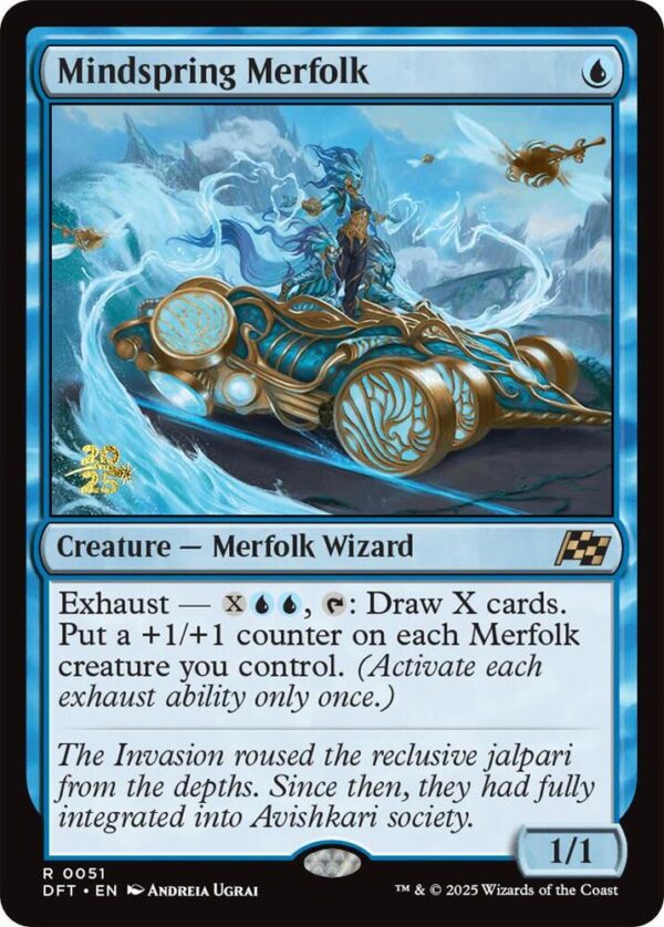 Mindspring Merfolk (Prerelease) (Aetherdrift)